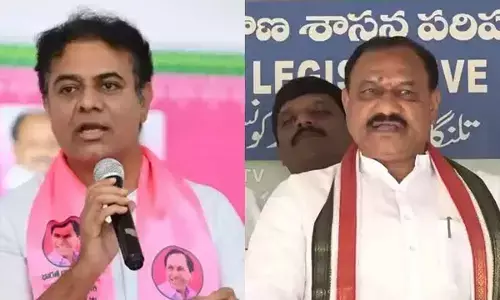 KTR issues legal notice to Mahesh Goud over phone tapping allegations