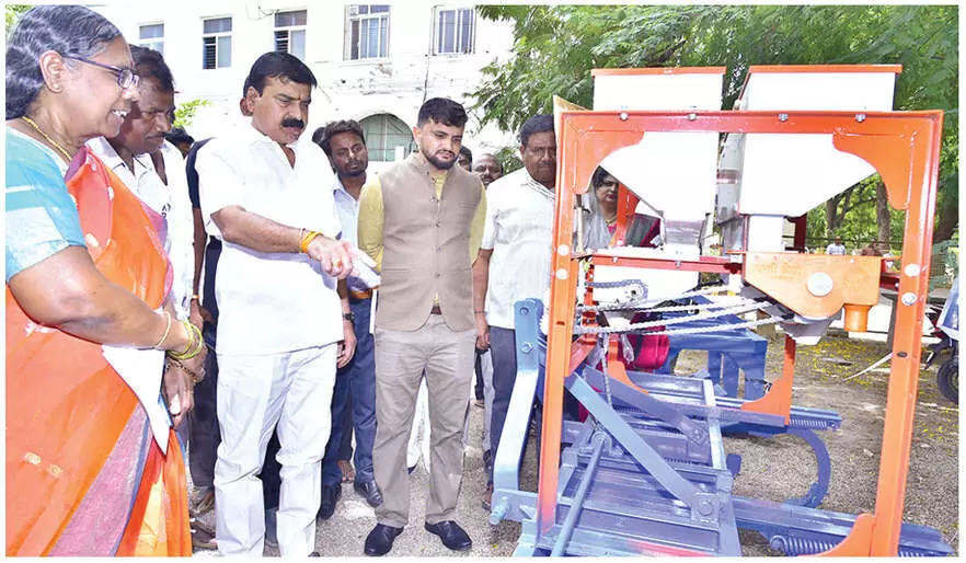 Make proper us of farm machinery, MP urges farmers Make proper us of farm machinery, MP urges farmers