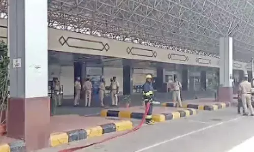 Begumpet airport on high alert after bomb threat