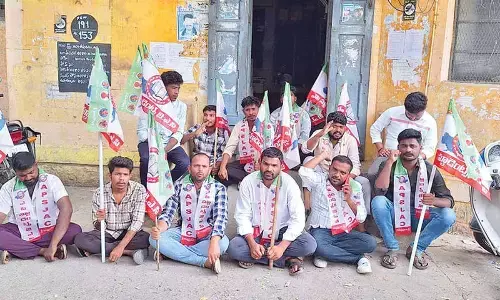 Protest held demanding fee regulation