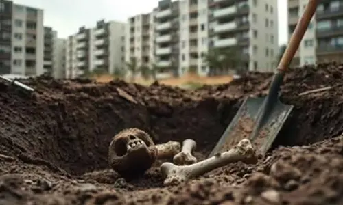 Police find skull and  skeletal remains in apartment complex