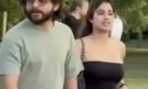 Janhvi Kapoor spotted strolling hand-in-Hand with Shikhar Paharia in London