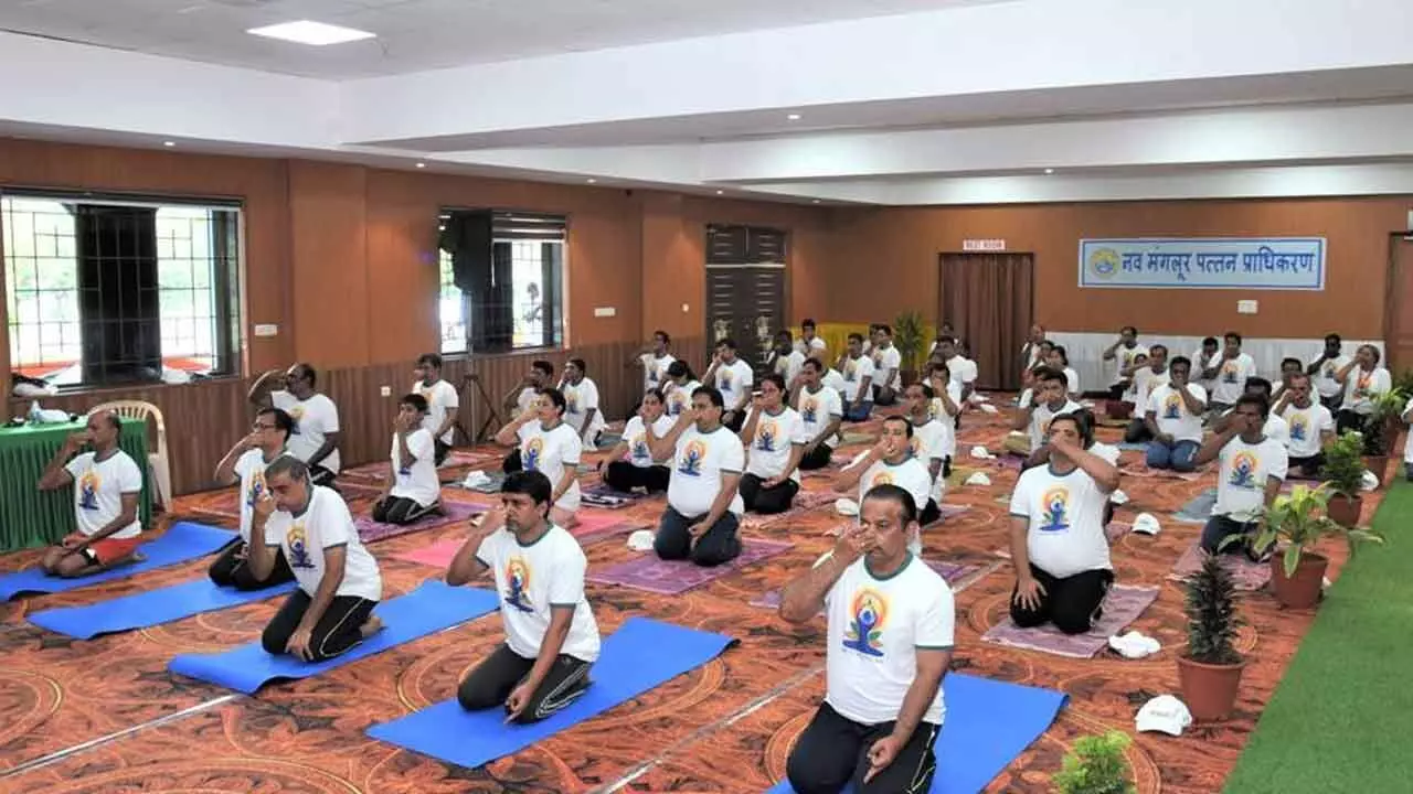 Yoga Day at NMPA with week-long activities Yoga Day at NMPA with week-long activities