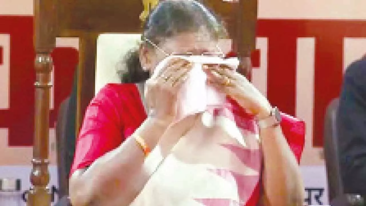 Prez in tears as visually impaired kids sing bday song Prez in tears as visually impaired kids sing bday song