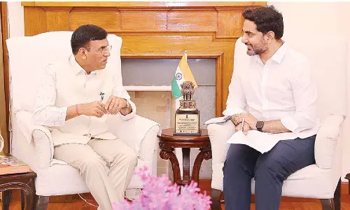 Lokesh seeks Centre’s help to make Amaravati sports hub