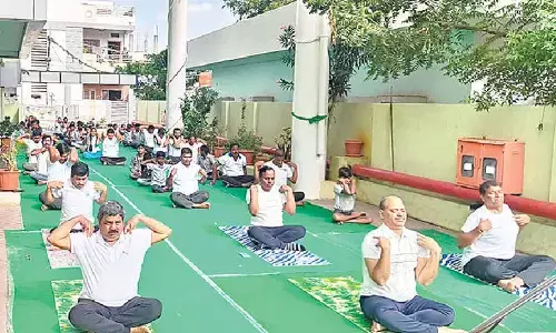 Kurnool APPCB holds Yoga session ahead of Int’l Yoga Day