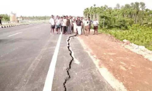 NH develops crack within a month of inauguration