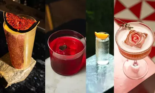 Craft cocktails infused with panchphoran magic