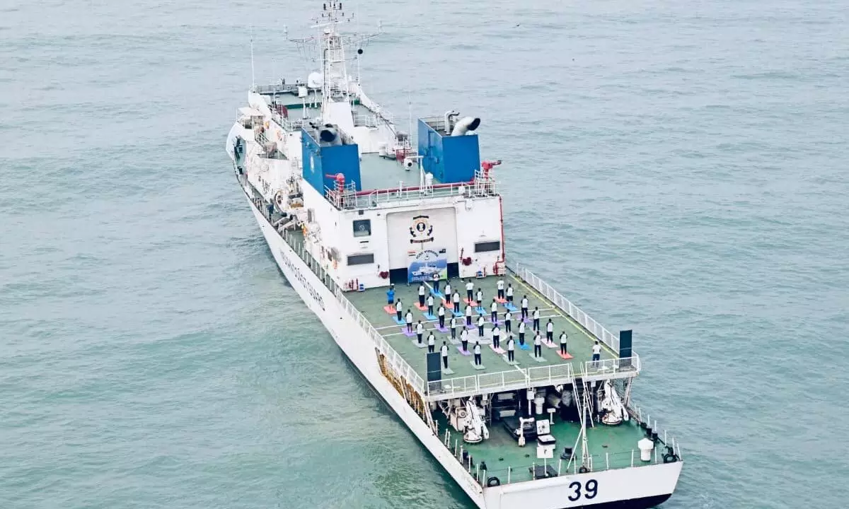 Indian Navy to Join ‘YogaAndhra’ with the participation of over 11,000 Naval Personnel and Families Indian Navy to Join ‘YogaAndhra’ with the participation of over 11,000 Naval Personnel and Families