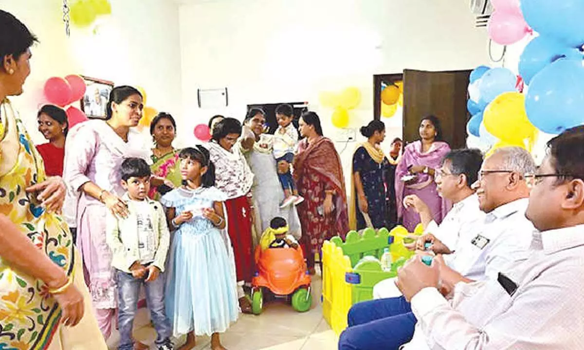 Creche-cum-women’s space inaugurated at RySS Creche-cum-women’s space inaugurated at RySS