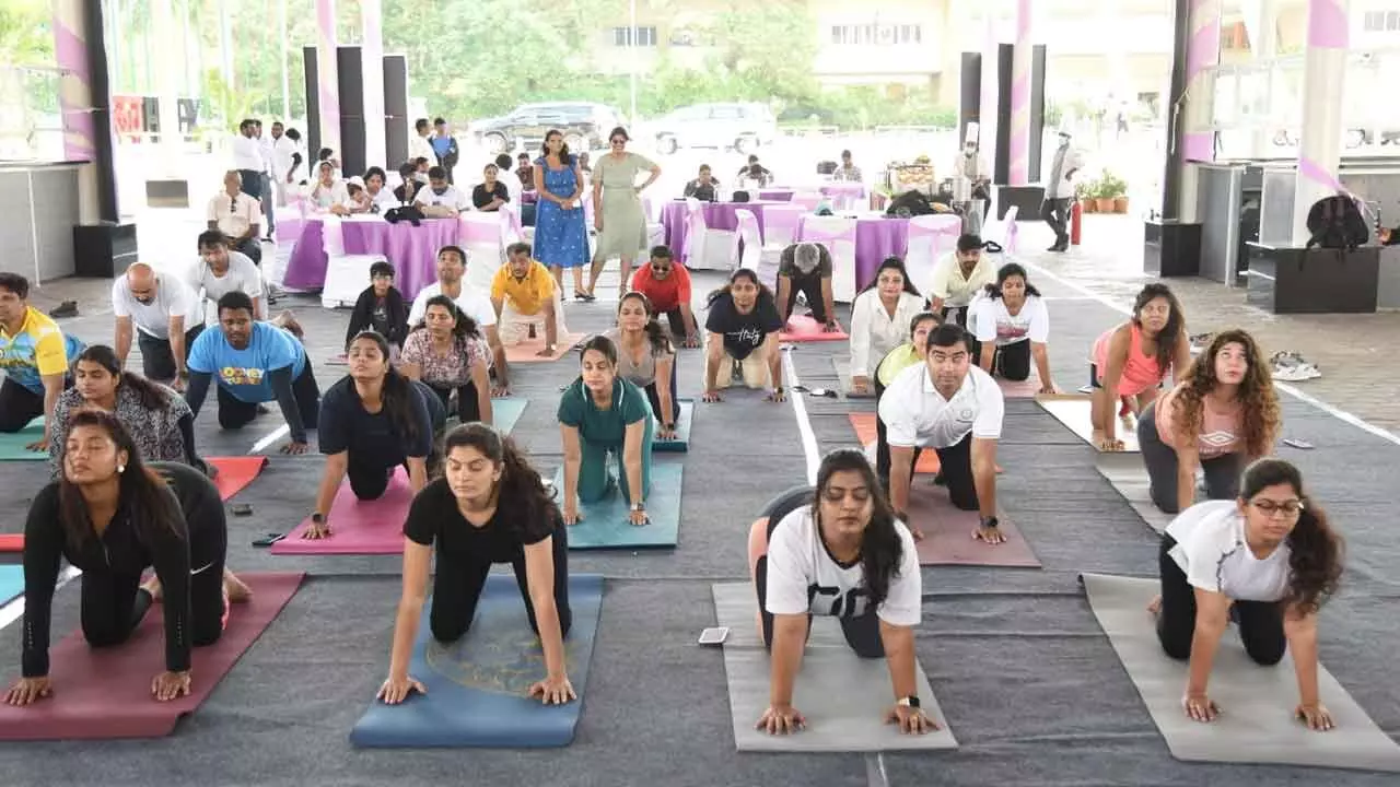 TCEI and TEFA Celebrate International Yoga Day 2025 at HITEX Hyderabad with Yoga, Zumba, and Free Health Camp TCEI and TEFA Celebrate International Yoga Day 2025 at HITEX Hyderabad with Yoga, Zumba, and Free Health Camp