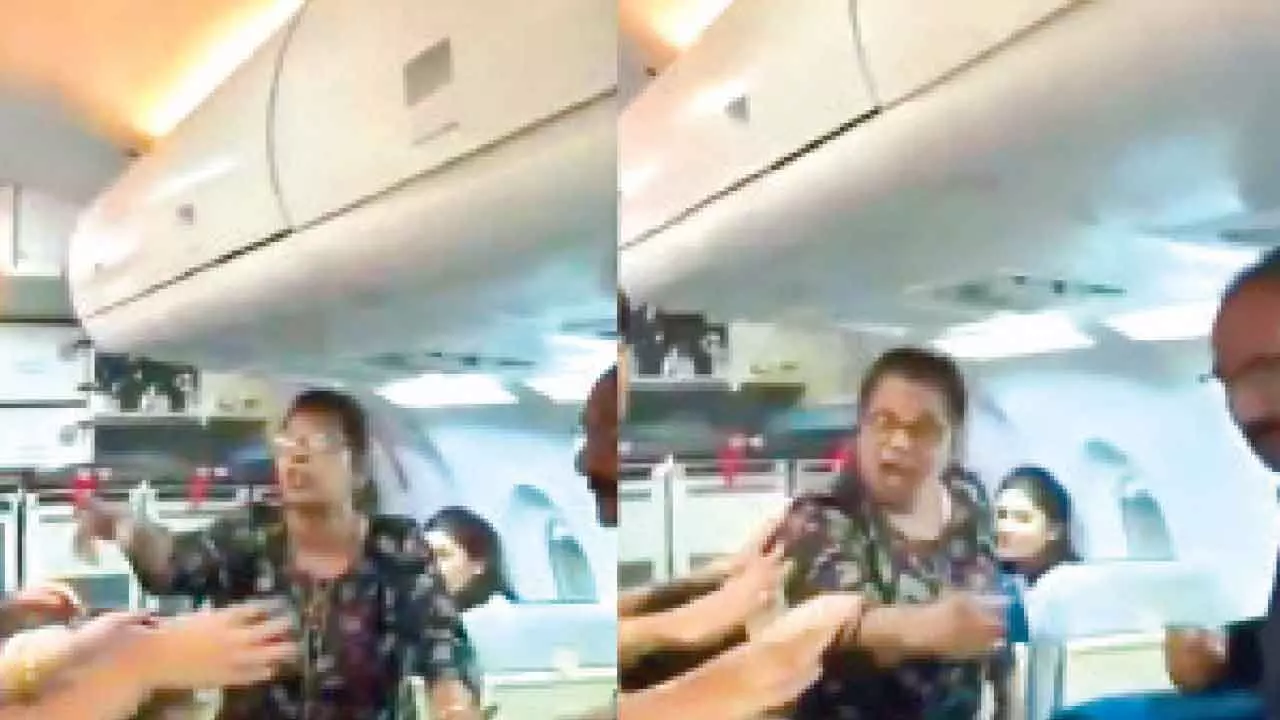 Woman threatens to ‘crash flight’ over luggage dispute, detained at airport Woman threatens to ‘crash flight’ over luggage dispute, detained at airport