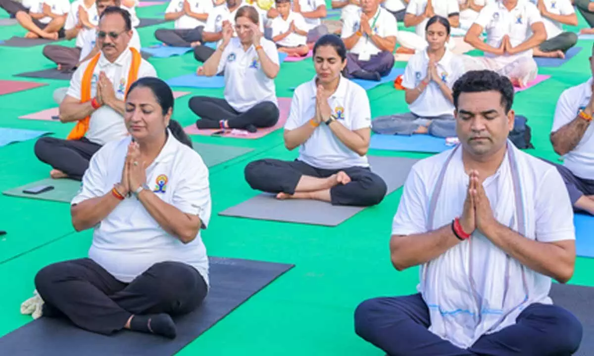 Delhi CM leads Yoga with Yamuna event, ministers head separate sessions