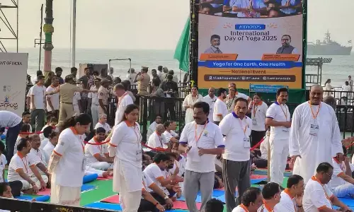 An army of public representatives assembled at their designated spot