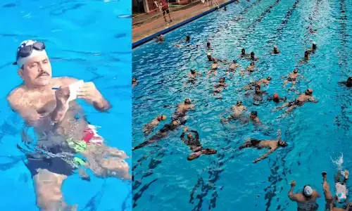 Mangaluru Marks International Yoga Day with Unique ‘Jalayoga’ Display