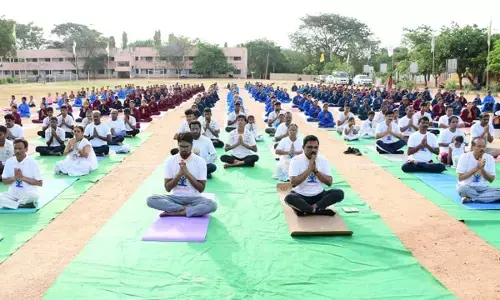 Yoga Vital for Health Amid Modern Lifestyle: Collector Adarsh Surabhi