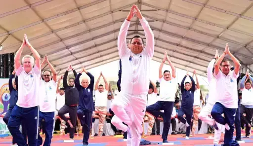 Uttarakhand CM Dhami Launches First-Ever Yoga Policy on 11th International Yoga Day