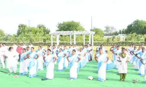 International Yoga Day Celebrated Across Jogulamba Gadwal District with Enthusiasm and Unity