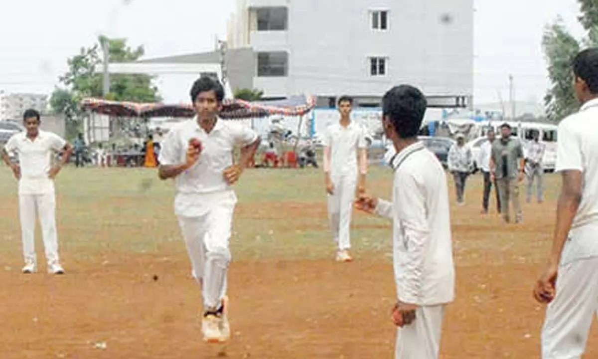 Selections for Prakasam dist U-16 cricket team held Selections for Prakasam dist U-16 cricket team held