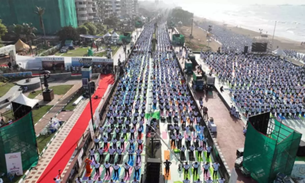 Achievement belongs to every citizen, says Andhra CM over record-breaking Yoga event