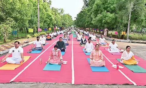 Int’l Yoga Day observed at police office