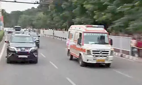 Modi’s motorcade makes way for ambulance