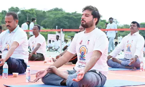 Yogandhra prog held at KADA