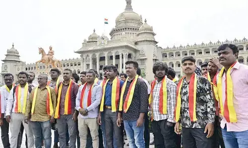 Bike taxi riders detained during protest at Vidhana Soudha