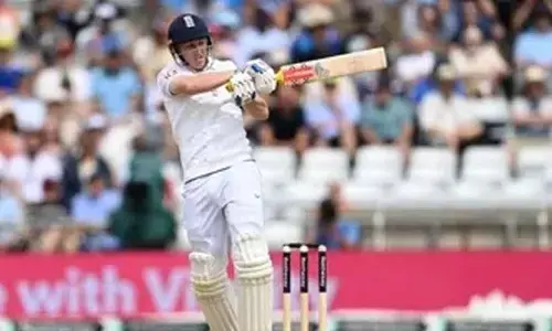 1st Test: Harry Brook’s unbeaten fifty steadies England, trail India by 144 at lunch