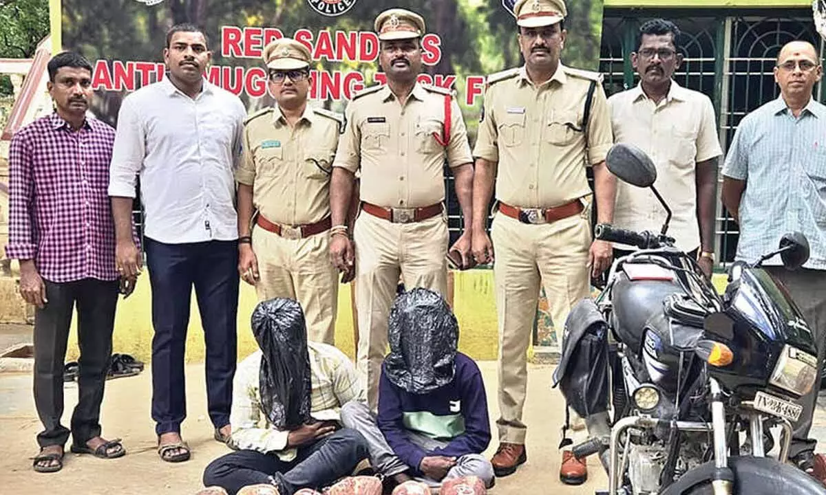 2 red sanders smugglers arrested 2 red sanders smugglers arrested