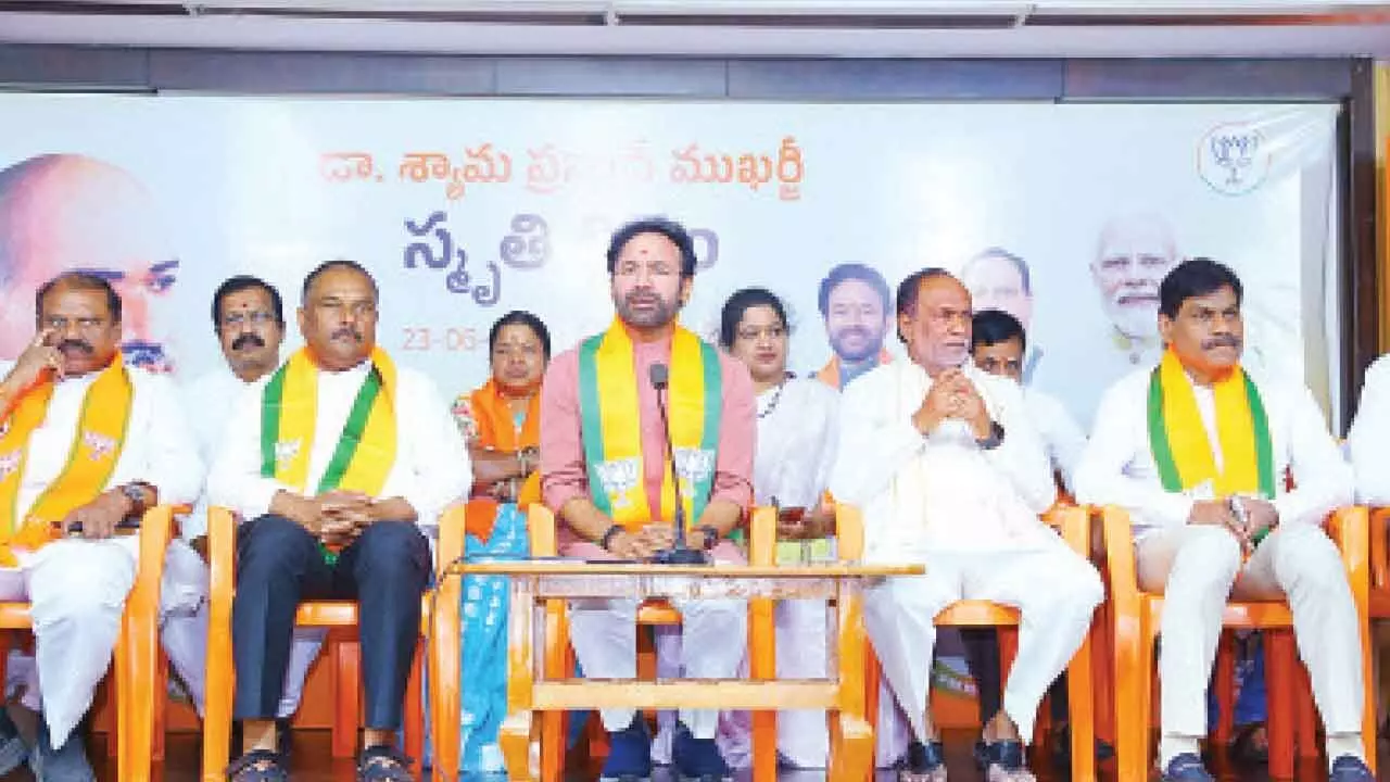 BJP pays rich tributes to ideologue Dr Shyama Prasad Mukherjee