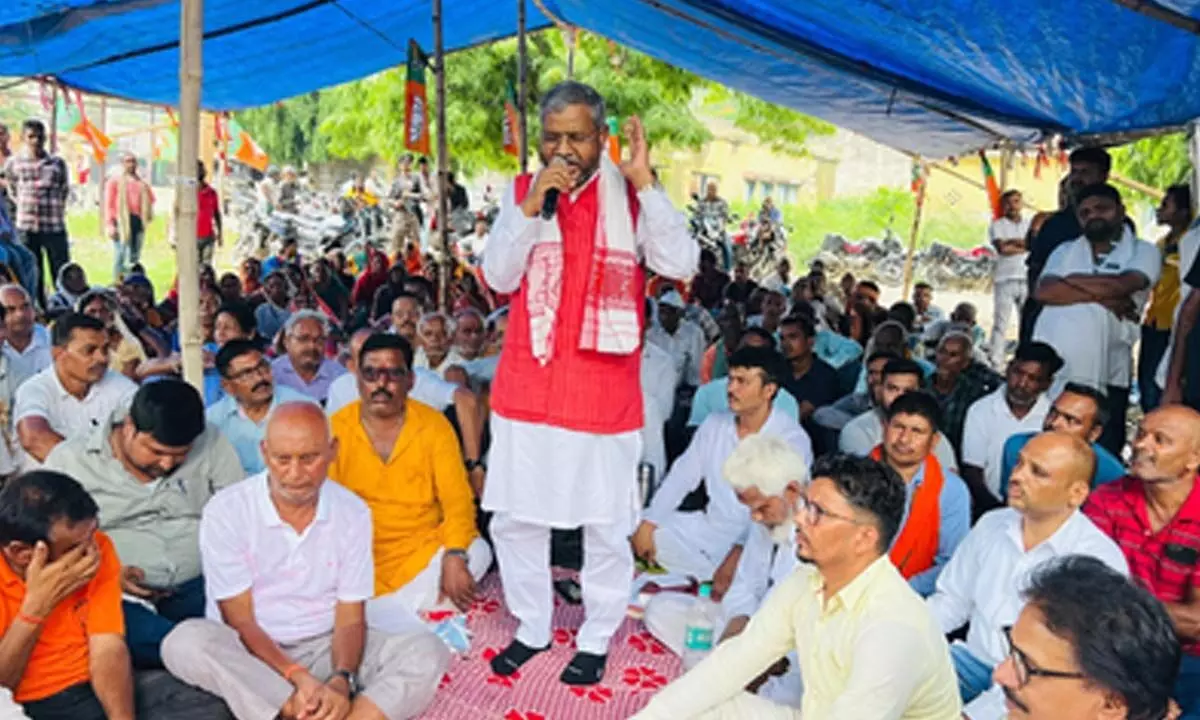 BJP stages statewide protest in Jharkhand, accuses Hemant govt of institutionalised corruption BJP stages statewide protest in Jharkhand, accuses Hemant govt of institutionalised corruption