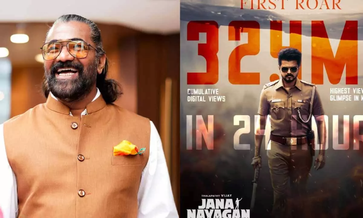 “Jananayagan” First Look Crosses 32.4 Million Views in 24 Hours, Heads Towards 50 Million!