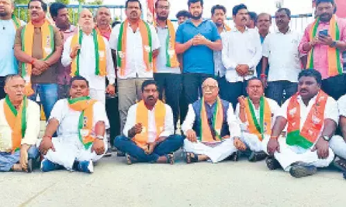 BJP shutdown in Narayanpet town