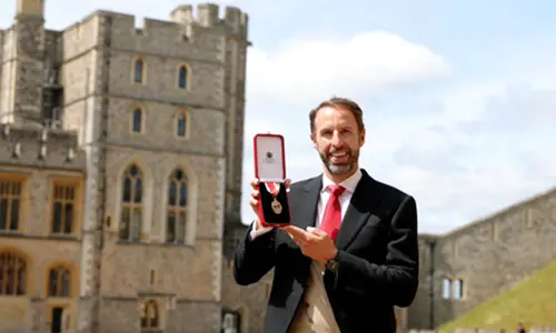 Ex-England coach Gareth Southgate receives knighthood