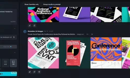 Event Flyers for Conferences Hosted by Fictional Aesthetics