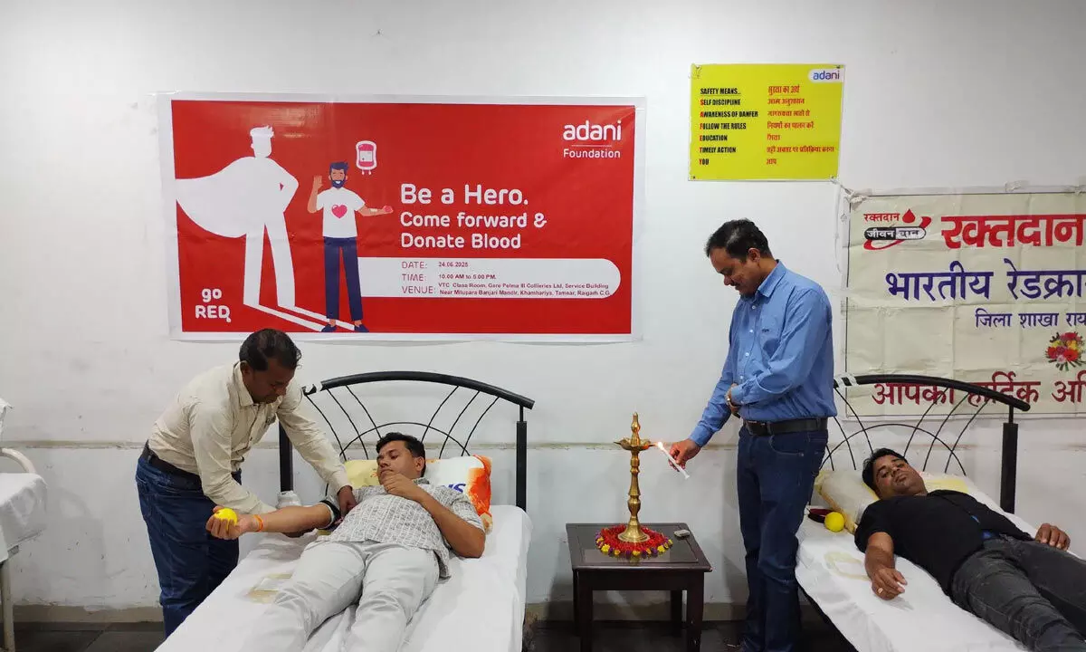 In a Lifeline Movement, Adani Foundation Honours Shri Gautam Adani’s 63rd Birthday with Record-Breaking Blood Donation Drive In a Lifeline Movement, Adani Foundation Honours Shri Gautam Adani’s 63rd Birthday with Record-Breaking Blood Donation Drive