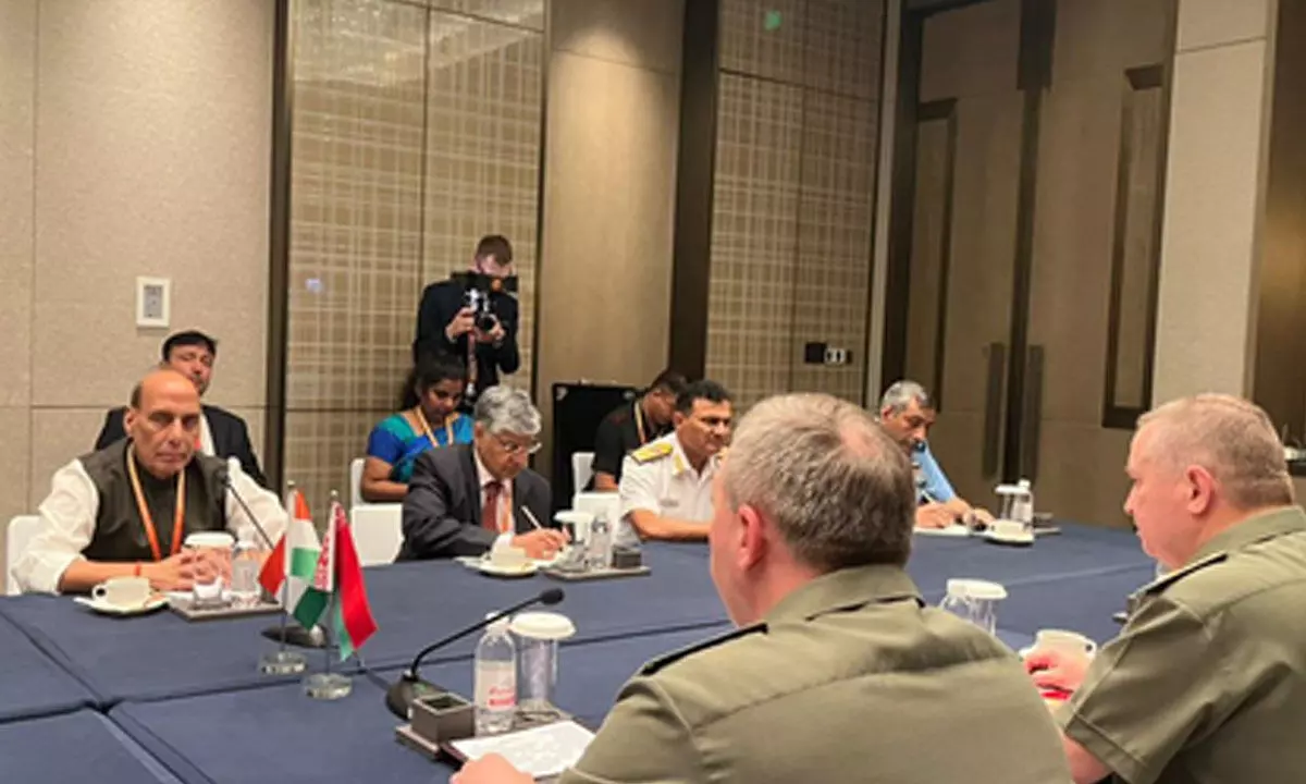 Rajnath Singh holds insightful meetings with Belarusian and Russian defence ministers in China