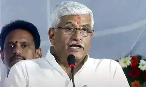 Union Minister Gajendra Singh Shekhawat lays stone for Akhanda Godavari Project