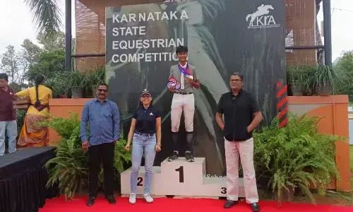 GIIS Whitefield Student Shubh Choudhari Wins Gold and Silver at Karnataka State Equestrian Competition