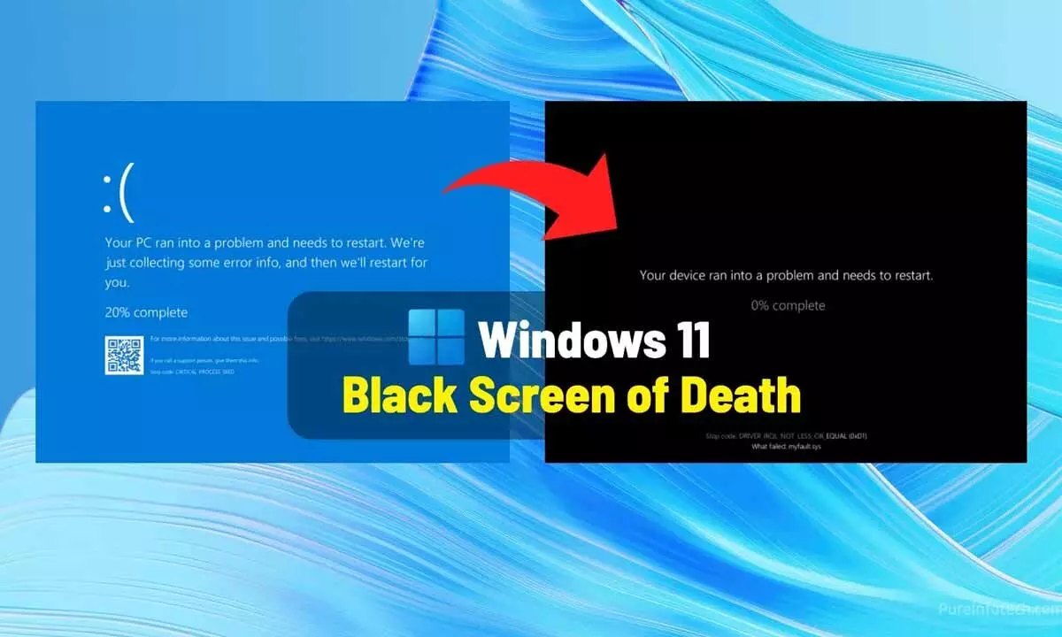 Microsoft Retires Blue Screen of Death After 40 Years, Introduces Sleek Black Screen in Windows 11 Update Microsoft Retires Blue Screen of Death After 40 Years, Introduces Sleek Black Screen in Windows 11 Update