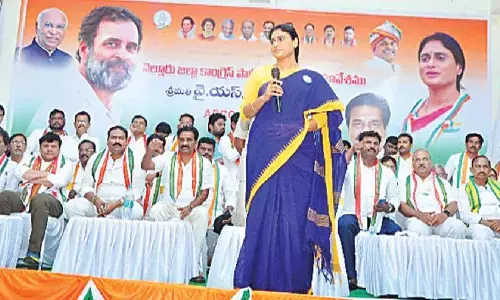 Cong hopes for revival in Nellore with Sharmila’s efforts