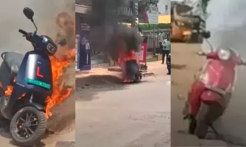 Woman Dies After Electric Scooty Explodes While Charging in Kadapa