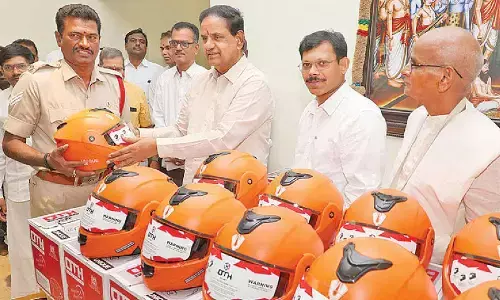 2,000 helmets distributed to TTD employees