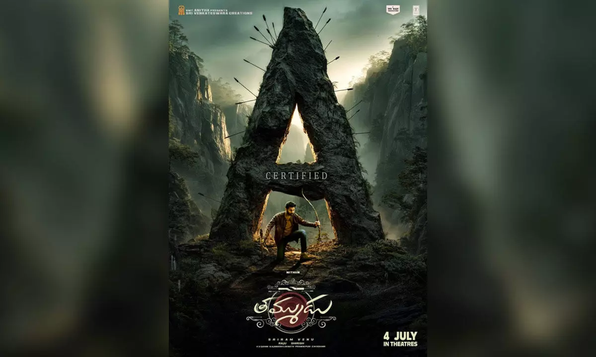 Censor Board clears Nithiins Thammudu for release with an A certificate