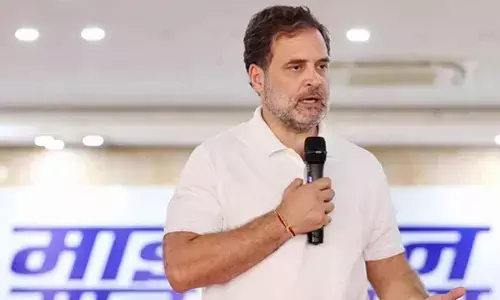 RSS mask comes off; it wants ‘Manusmriti’: Rahul