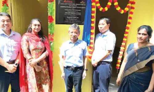 Aisan Auto provides infra to high school, Anganwadi centre