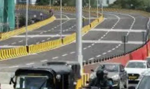 Hyderabads PJR flyover opens to free up Gachibowli-Kondapur traffic snarls: Photos