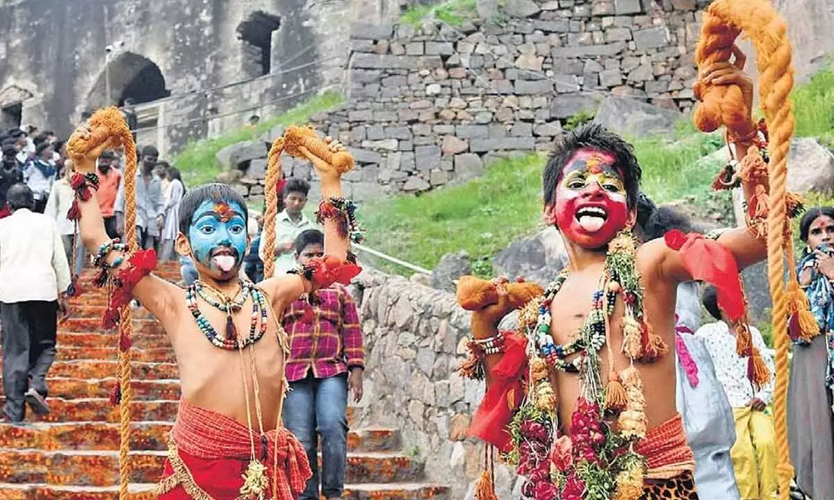 Bonala Festival Celebrations Underway at Golconda Fort
