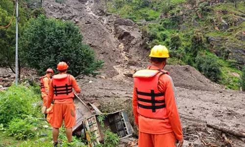Two dead, 7 missing after cloudburst in Uttarkashi; CM Dhami says rescue ops underway